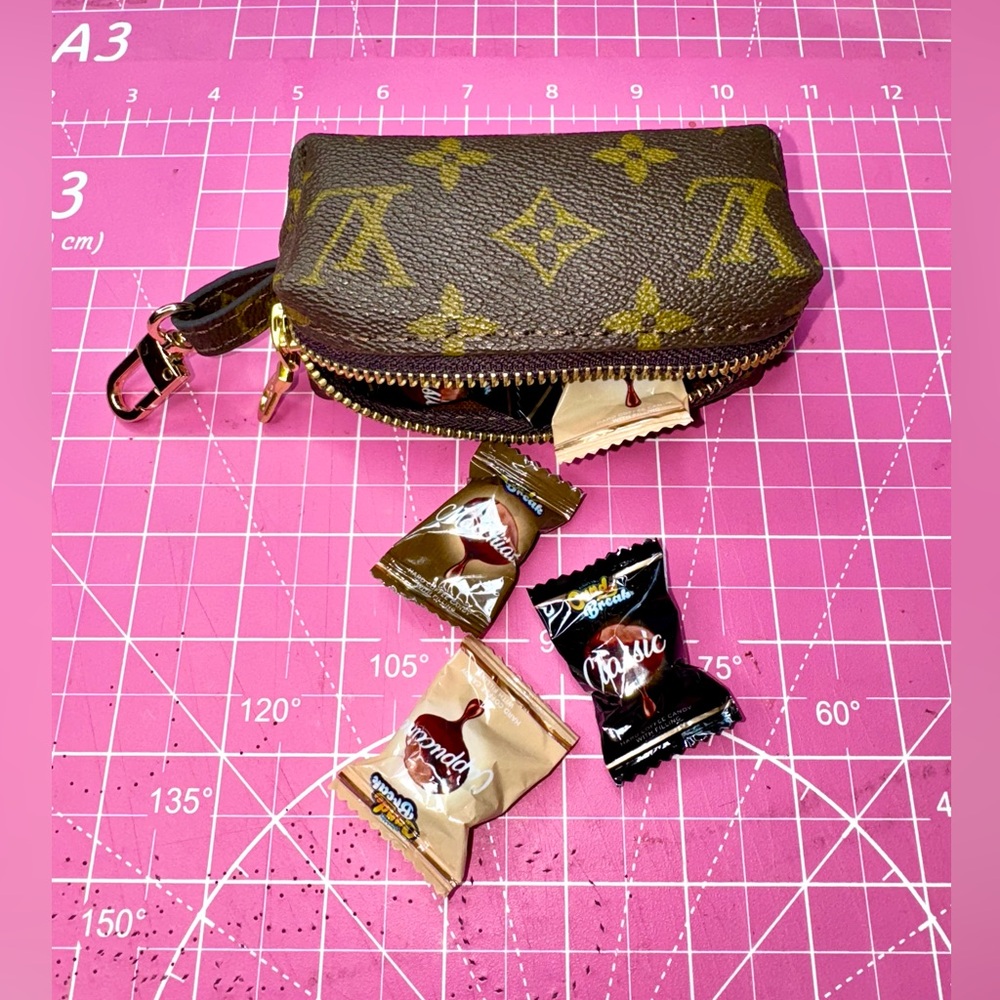 🍭 LV Monogram Custom Candy 🍭 case Coins or Key Pouch